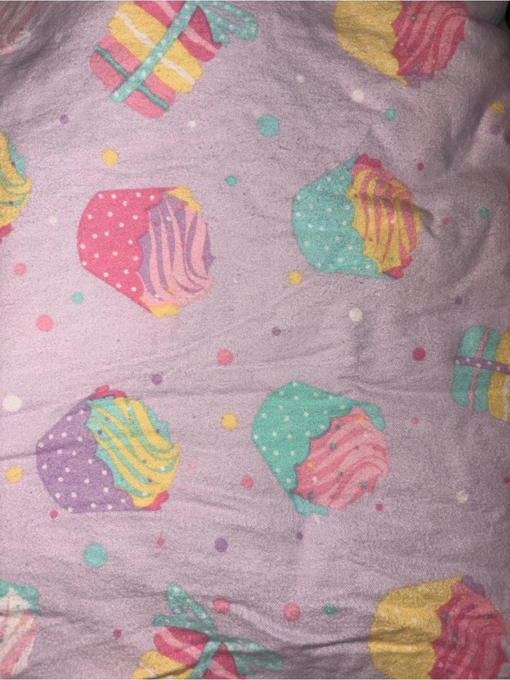 Cupcake full-size flat sheet